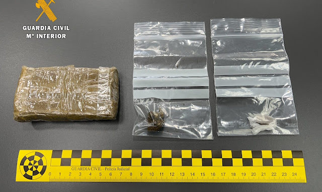 Droga intervenida por Guardia Civil
