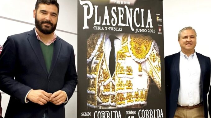 Prerera-Emilio-de-Justa-Borja-Jimenez-diego-Ventura-y-Leonardo-Hernandez-en-la-Feria-de-Plasencia-2025